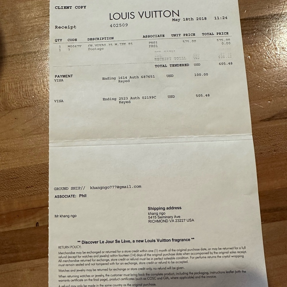 mens  louis vuitton belt voyager 35MM - Picture 7 of 9